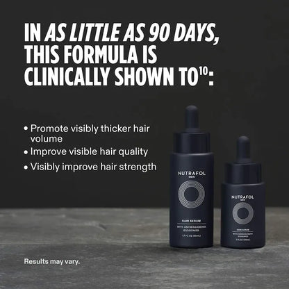In as Little As 90 Days this formula is clinically shown to promote visibly thicker hair volume, improve hair quality, visibly improve hair strength