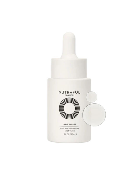 nutrafol women hair serum with ashwagandha exosomes